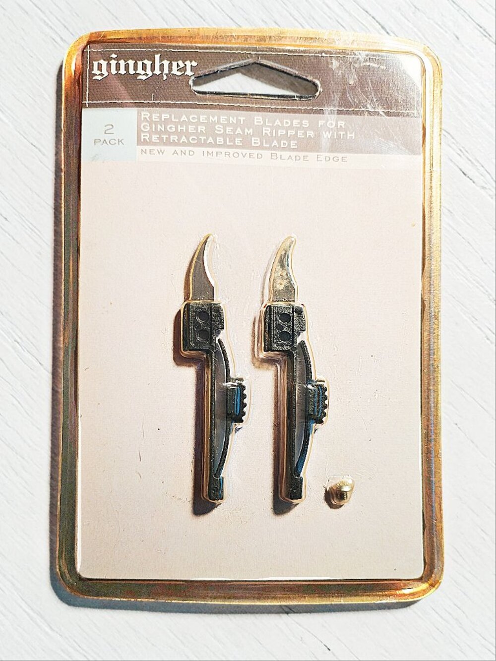 Gingher Seam Ripper Replacement Blades - GG-5706, Scissors Sewing Notions